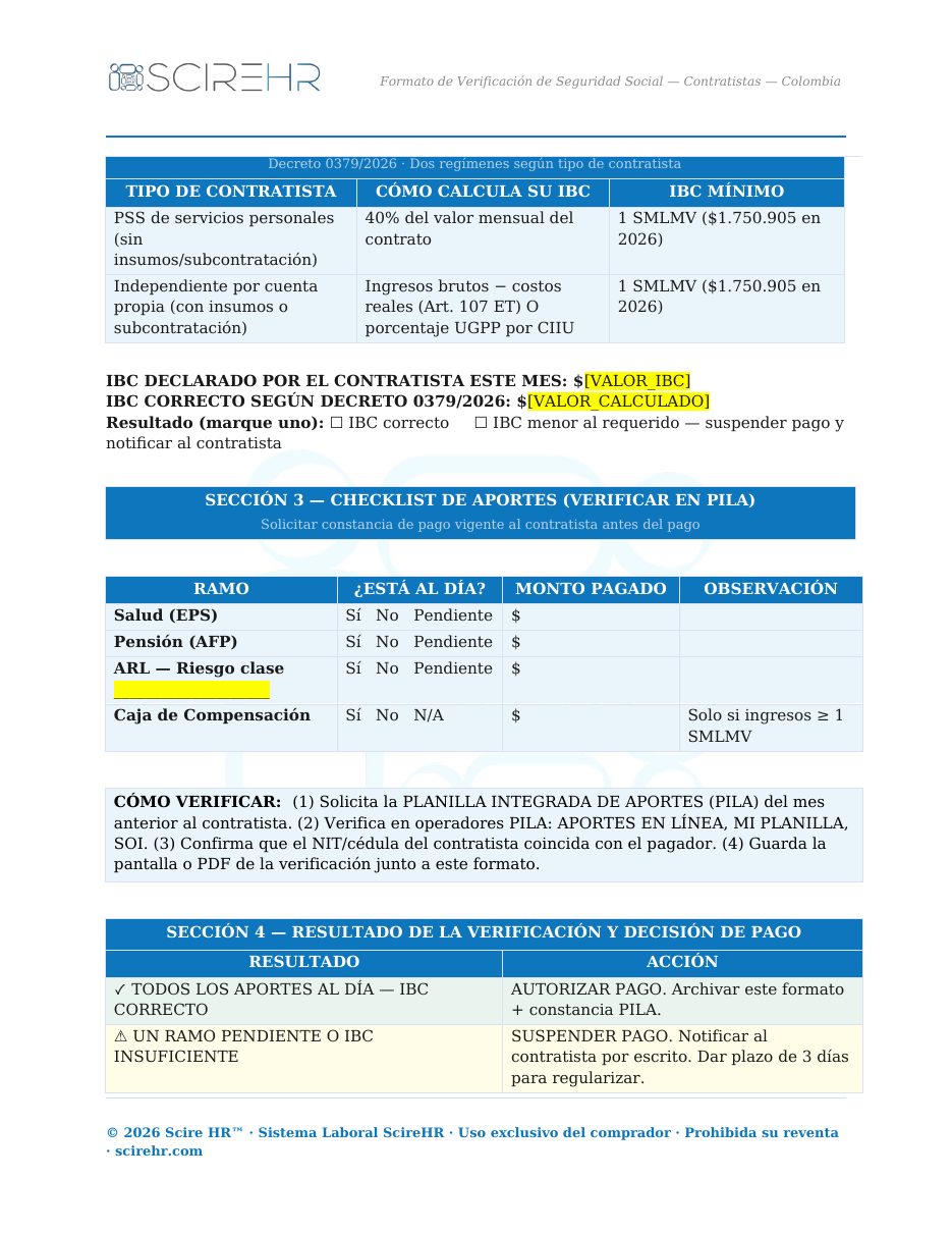 Página de muestra de un documento del Kit 5