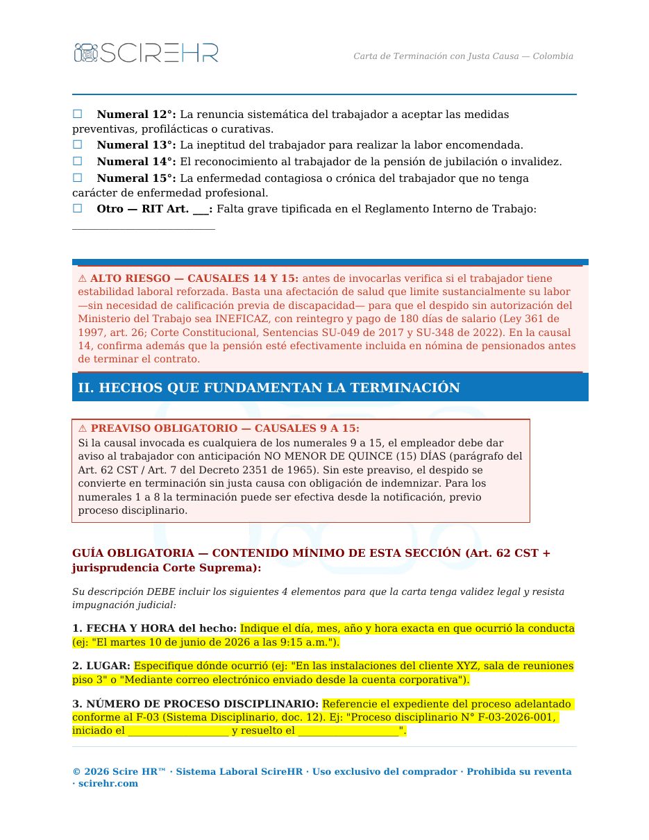 Página de muestra de un documento del Kit 4