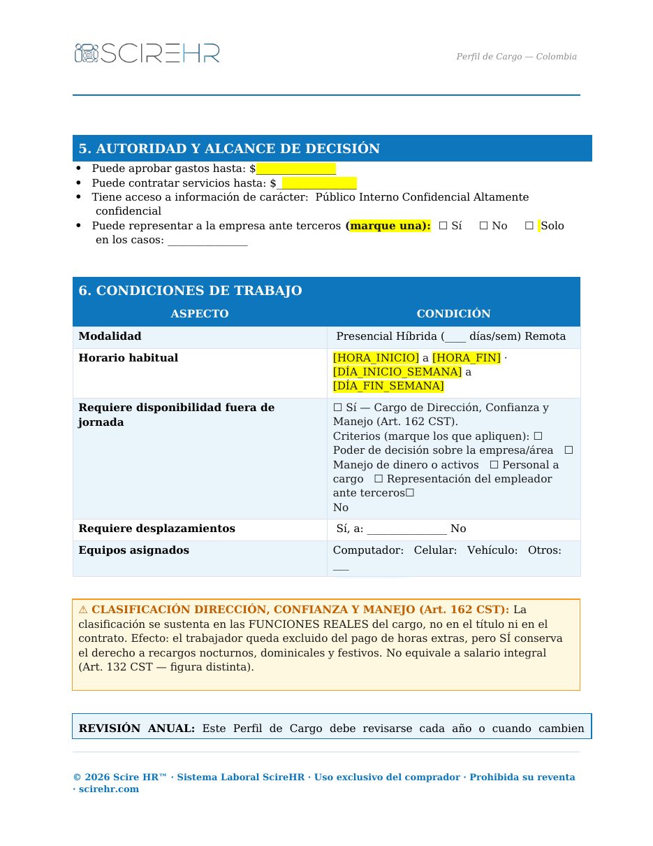 Página de muestra de un documento del Kit 6